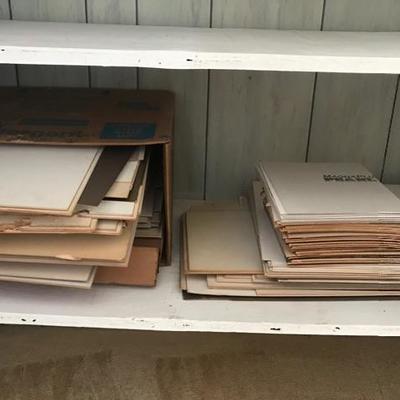 Lot # 1263 Large Lot of Illustration boards