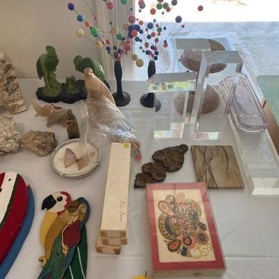 Lot # 941 Large Table Lot of Artists Props 
