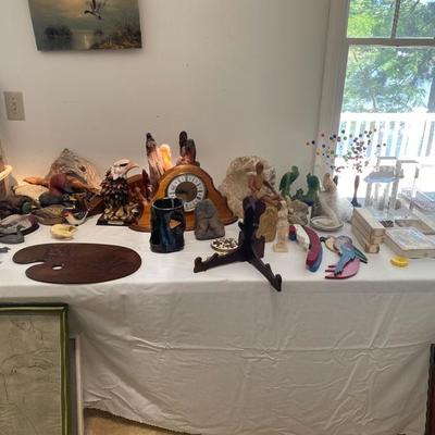 Lot # 941 Large Table Lot of Artists Props 