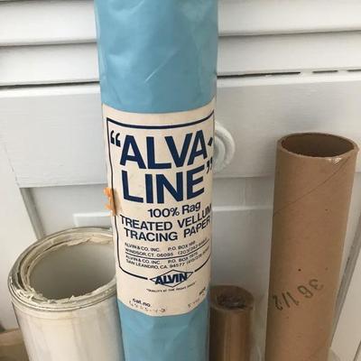 Lot # 1269 miscellaneous paper and mylar