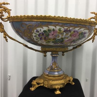 Sevres 19th Century Rare Porcelain Center Bowl