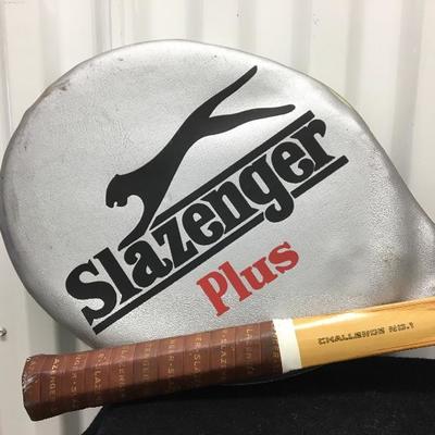 2 Vintage Slazenger Challenger No. 1 and Super PAIR of Tennis Racket