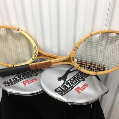 2 Vintage Slazenger Challenger No. 1 and Super PAIR of Tennis Racket |  EstateSales.org