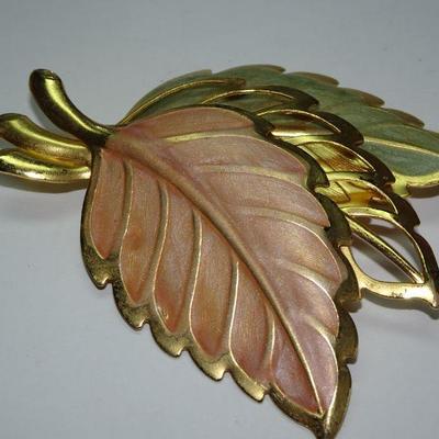 Beautiful Fall Leaf Brooch, Pin, Fall Leaves