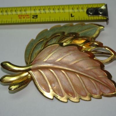 Beautiful Fall Leaf Brooch, Pin, Fall Leaves