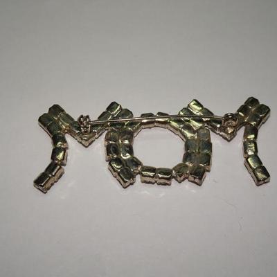 MOM Rhinestone Pen, Brooch 