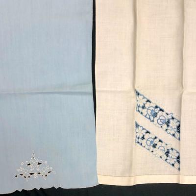 Lot of Embroidered Linen Napkins