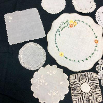 Mixed Lot of Doilies and Table Linens