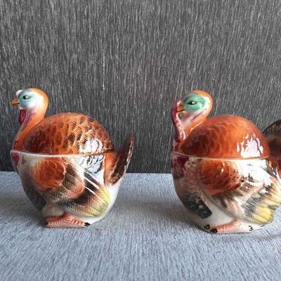 Vintage Turkey Salt & Pepper Shakers Made in Japan 