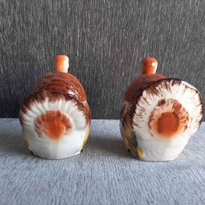 Vintage Turkey Salt & Pepper Shakers Made in Japan 