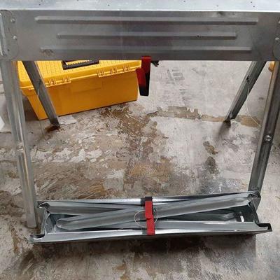 Folding Metal Sawhorse 
