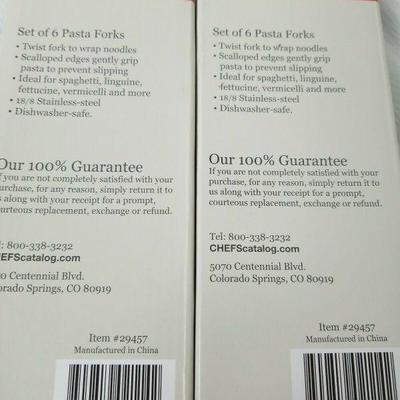 Lot of 2 18/8 Stainless Steel Set of 12