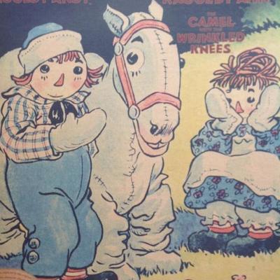 Raggedy Ann & Andy with coa