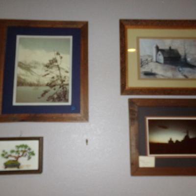 LOT 40  FOUR WALL PICTURES