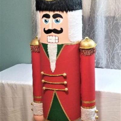 Lot #4  Large Nutcracker Christmas Decoration - life sized!