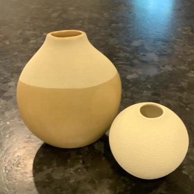 Crate & Barrel Teardrop Vases