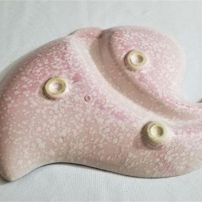 Lot #13  Cool MidCentury Pink/Gray ceramic ashtray