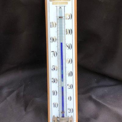 Lot #28; Vintage Advertising Insurance Barometer