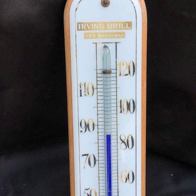 Lot #28; Vintage Advertising Insurance Barometer