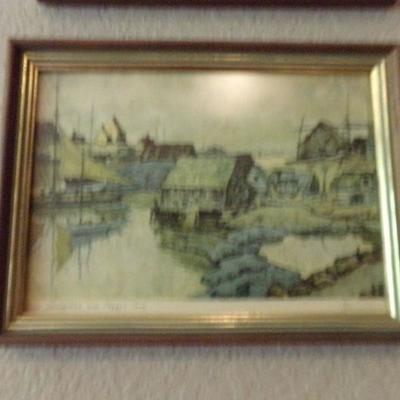 LOT 70  TWO FRAMED PICTURES BY Hornyansky