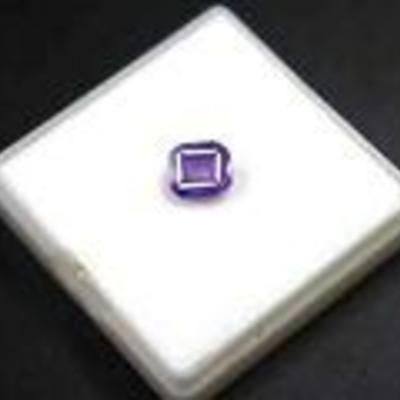PURPLE EMERALD CUT SAPPHIRE