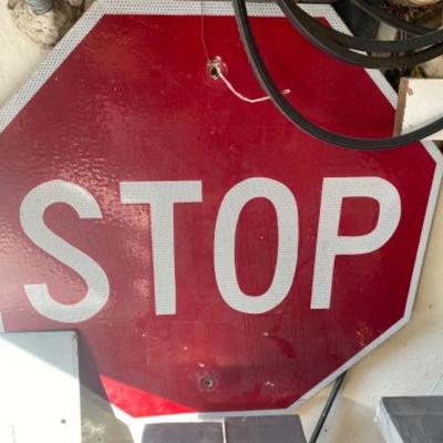 Lot # 980 Large STOP Sign 