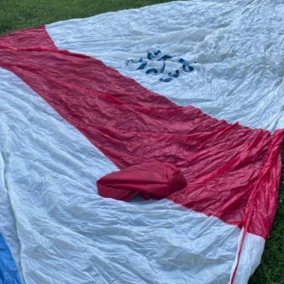 Lot # 983 Large  Red, White , and Blue Sail 