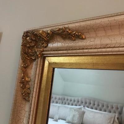 Gold Beveled Mirror