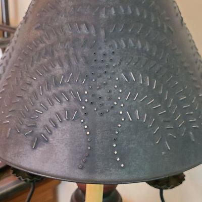 K46: Punched Tin lamp