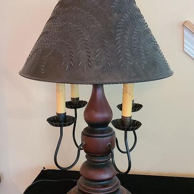 K46: Punched Tin lamp