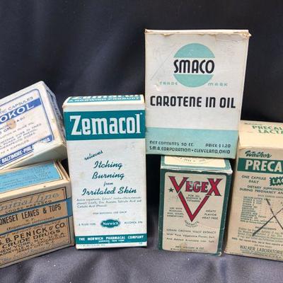 Lot #23; Mixed Lot of Vintage Vitamins And Other Pharmaceutical Products