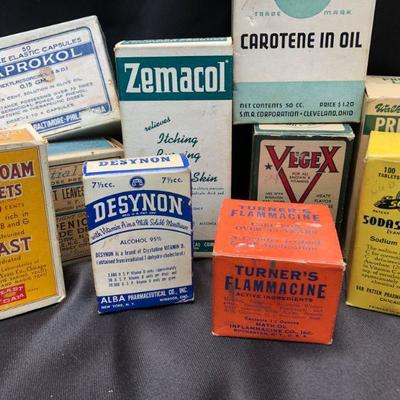 Lot #23; Mixed Lot of Vintage Vitamins And Other Pharmaceutical Products