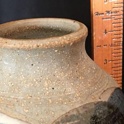 Jack Pharo Wichita Mid Century Drip Glaze Vase Lot # 311