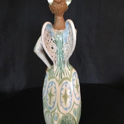 Rosemary Laughlin Bashor Figure Angel w/ Horn 20"H  Lot # 315