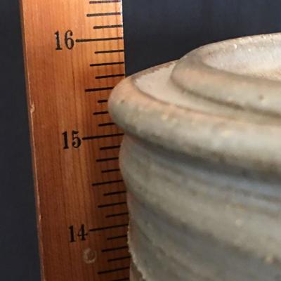 Dickerson Tube Vase pot local artist 16"H  Lot # 316