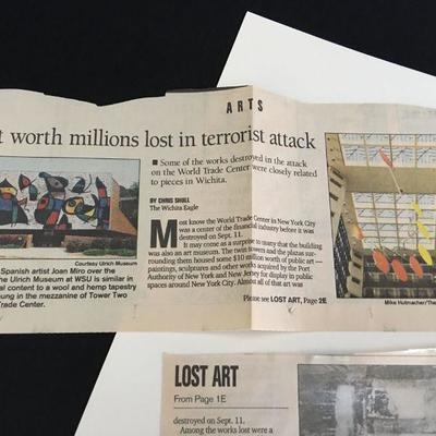 James Gross Mixed Media Painting - Smithsonian, MoMA, World Trade Center Collections  Lot # 321