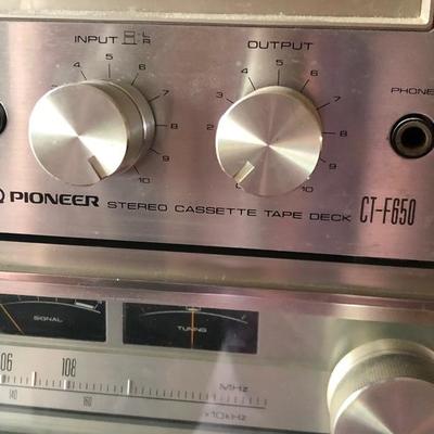 Vintage Pioneer Receiver and Tape Deck