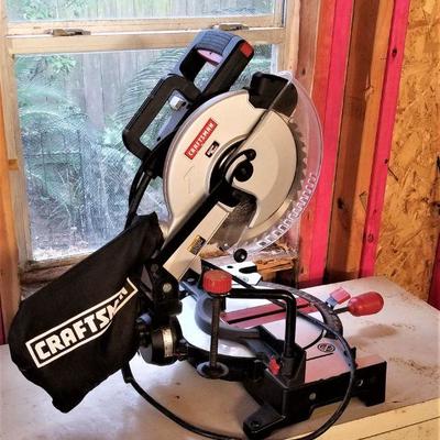 Lot #27  Craftsman 18" Compound Mitre Saw - good condition