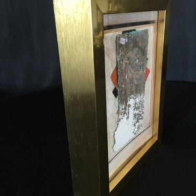 James Gross Mixed Media Collage "2001 The Forms" Lot # 322