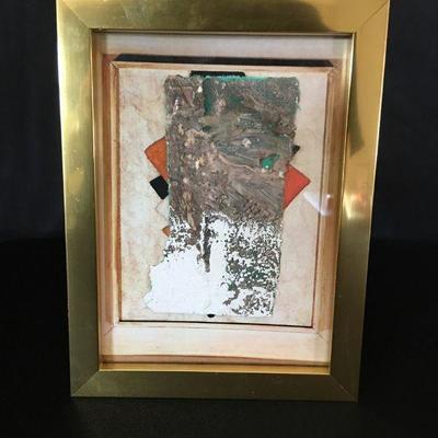 James Gross Mixed Media Collage "2001 The Forms" Lot # 322