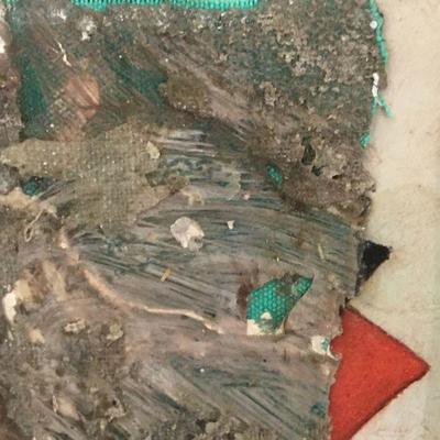 James Gross Mixed Media Collage "2001 The Forms" Lot # 322