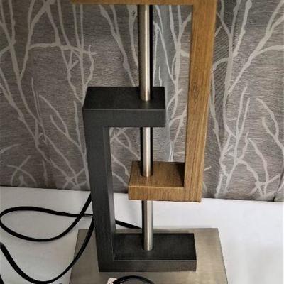 Lot #36  Pair of Contemporary Table Lamps - very stylist