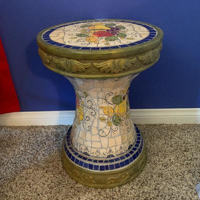Lot 57 pedestal 18 inches tall