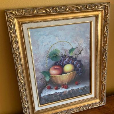 Lot 65 fruit art 18 inches wide 22 inches high