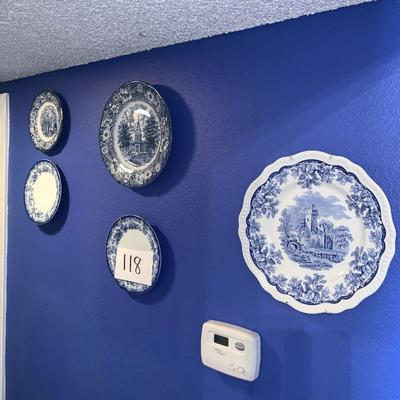Lot 118 wall plates 