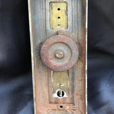 Lot #43: Vintage Art Deco Cast Iron Glenwood Regulator Advertising Thermometer