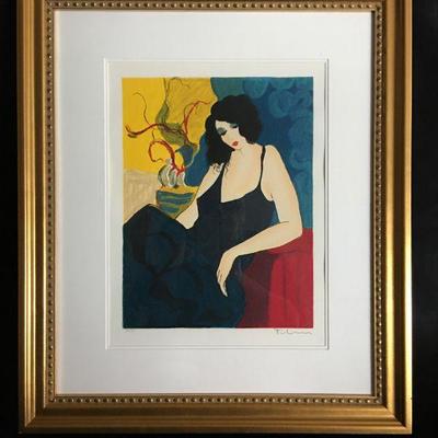 Itzchak Tarkay Limited Edition Signed Serigraph Lot # 324