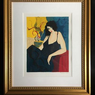 Itzchak Tarkay Limited Edition Signed Serigraph Lot # 324