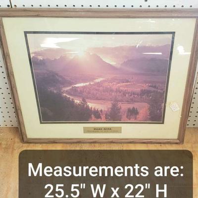 Snake River Framed Picture