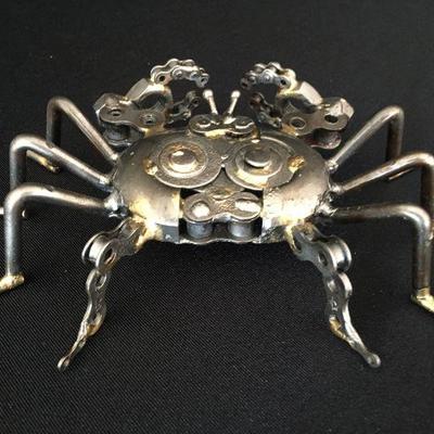 Crab Sculpture from Machine Parts Lot 351